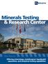 Minerals Testing & Research Center
