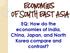 Economies of South East Asia. EQ: How do the economies of India, China, Japan, and North Korea compare and contrast?