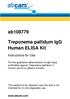 Treponema pallidum IgG Human ELISA Kit