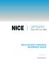 NICE UPTIVITY REPORTS REFERENCE GUIDE. March