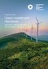 A guide to the Green Investment Handbook. assessing, monitoring and reporting green impact