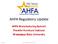 AHFA Regulatory Update