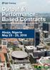 Output & Performance- Based Contracts