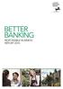 BETTER BANKING RESPONSIBLE BUSINESS REPORT 2010