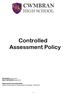 Controlled Assessment Policy