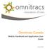 Omnitracs Canada. Mobile Handheld and Application User Guide