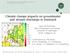 Climate change impacts on groundwater and stream discharge in Denmark