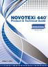 NOVOTEXi 440. Product & Technical Guide