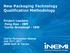 New Packaging Technology Qualification Methodology