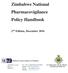 Zimbabwe National Pharmacovigilance Policy Handbook