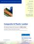 Composite & Plastic Lumber