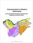 Characterization of Ottawa s Watersheds: