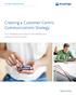 Creating a Customer-Centric Communications Strategy