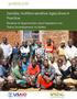 Zambia: Nutrition-sensitive Agriculture in Practice. Review of Approaches and Experience in Three Development Activities