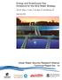 Energy and Greenhouse Gas Emissions for the SEQ Water Strategy