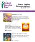 Energy Reading Recommendations by Grade Level
