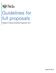 Guidelines for full proposals. Research Training Partnership Programme, 2014