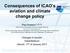 Consequences of ICAO s aviation and climate change policy