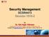 Security Management SCSR4473 Session