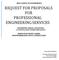 REQUEST FOR PROPOSALS FOR PROFESSIONAL ENGINEERING SERVICES