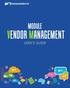 1 Vendor Management Module v6.0 User s Guide