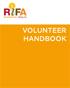 RIFA Volunteer Opportunities