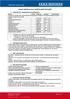 Halspan US45 Mineral Core MATERIAL SAFETY DATA SHEET