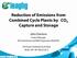 Reduction of Emissions from Combined Cycle Plants by CO 2 Capture and Storage