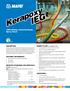 IEG. Kerapoxy. 100%-Solids, Industrial-Grade Epoxy Grout DESCRIPTION. WHERE TO USE (see Limitations section) FEATURES AND BENEFITS