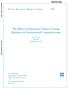 The Effects of Domestic Climate Change Measures on International Competitiveness