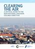CLEARING THE AIR A CRITICAL GUIDE TO THE NEW NATIONAL EMISSION CEILINGS DIRECTIVE