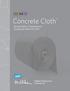 Concrete Cloth. Geosynthetic Cementitious Composite Mat (GCCM)