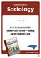 INTRODUCTION TO. Sociology. correlated to the. North Carolina Social Studies Standard Course of Study Sociology and Skill Competency Goals