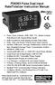 PD6363 Pulse Dual-Input Rate/Totalizer Instruction Manual