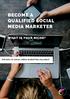 BECOME A WHAT IS YOUR NICHE? DIPLOMA OF SOCIAL MEDIA MARKETING #10118NAT