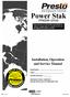 Power Stak. Installation, Operation and Service Manual PPS AS