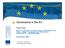 Governance in the EU. 30 November European Commission, DG Energy and Transport EUROPEAN COMMISSION