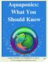 Aquaponics: What You Should Know