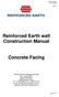 Reinforced Earth wall Construction Manual
