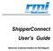 ShipperConnect User s Guide. Electronic Customer Interface for Rail Shippers