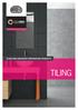 TILING AND SUBSTRATE PREPARATION PRODUCTS TILING