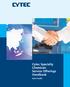 Cytec Specialty Chemicals Service Offerings Handbook. Asia Pacific