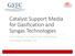 Catalyst Support Media for Gasification and Syngas Technologies 2017 SYNGAS TECHNOLOGIES CONFERENCE COLORADO SPRINGS, CO