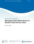 Managing Public Water Service in Medium-Sized African Cities