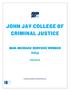 ~l' N COLLEGE ~:IMINAL JUSTICE JOHN JAY COLLEGE OF CRIMINAL JUSTICE MAIL MESSAGE SERVICES WORKER TITLE ~ -...:... U~CU L