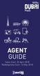 AGENT GUIDE Sales Start: 22 April 2018 Redemptions Start: 16 May