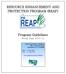RESOURCE ENHANCEMENT AND PROTECTION PROGRAM (REAP) Program Guidelines