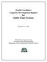 North Carolina s Capacity Development Report for Public Water Systems