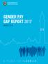 GENDER PAY GAP REPORT 2017 MARCH 2018