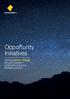 Opportunity Initiatives. Driving positive change through education, community and good business practice.
